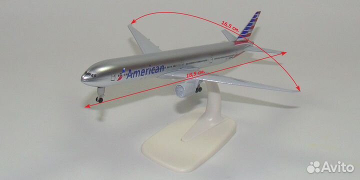 Модель самолета Boeing 777-300ER American Airlines