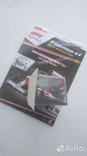 McLaren MP4/4 Айртон Сенна(1988) 1/43 с журналом