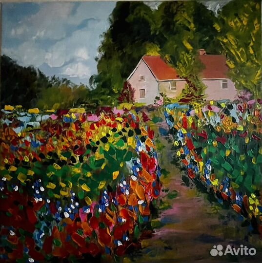 Картина холст масло импрессионизм