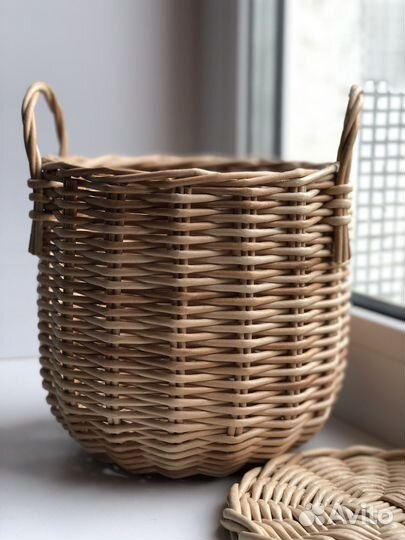 Плетеные корзинки для хранения