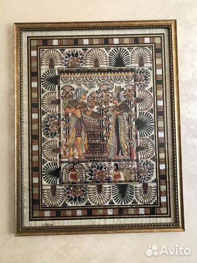 Египетский папирус, размер 82х64см