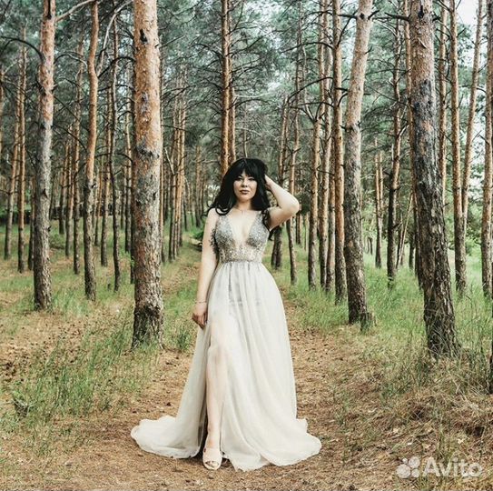 Платье вечернее выпускное 44 46 48