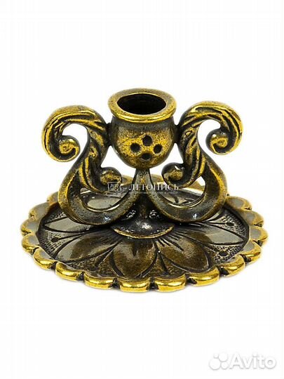 Подсвечник латунь бронза