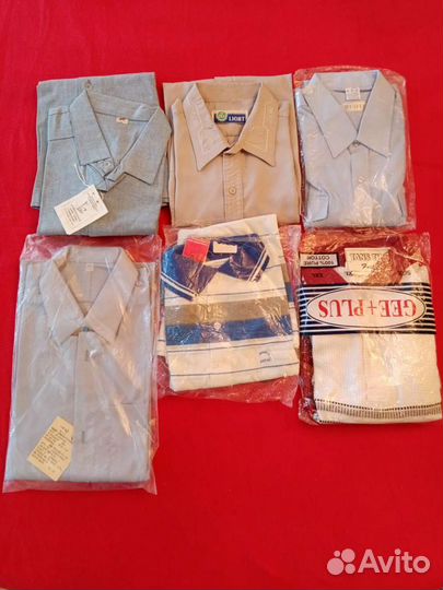Рубашки советские новые