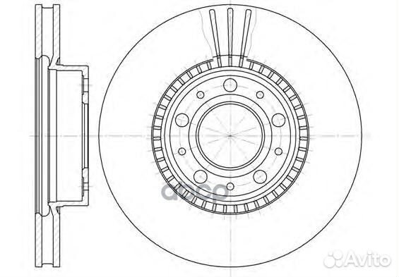 6304.10 диск тормозной передний Volvo 940/960