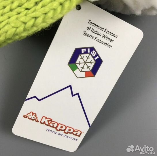 Спортивная шапка Kappa сборной Италии SKI Оригинал