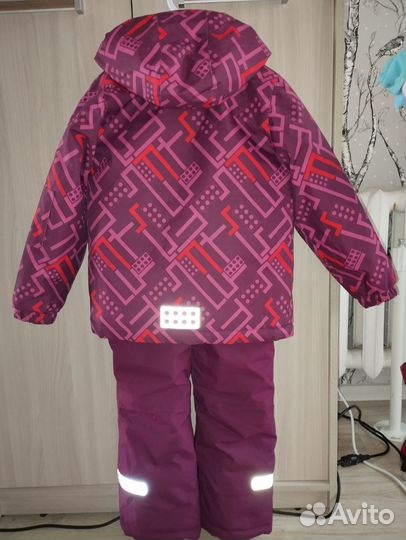 Зимний костюм для девочки 122