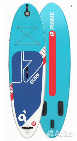 Надувная доска для SUP с веслом Surf 9 Blue