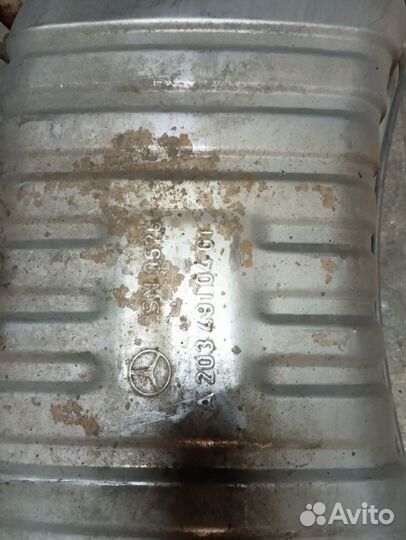 Выхлоп задняя часть мерседес clk w209