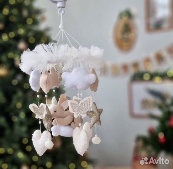 Мобиль из фетра