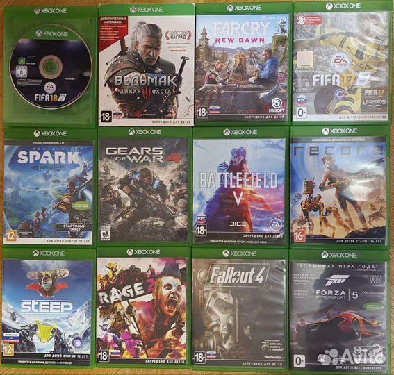 Игры на xbox One диски
