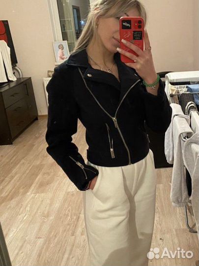 Куртка замшевая женская