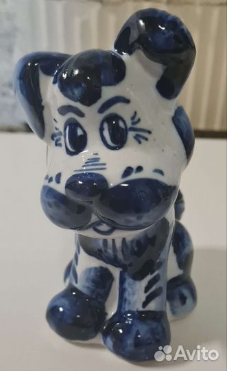 Гжель фигурка Собачки