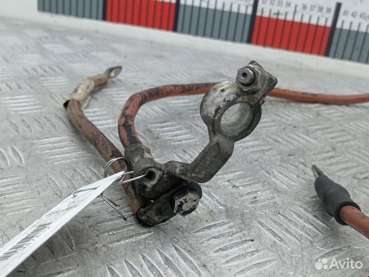 Клемма аккумулятора минус Opel Astra H