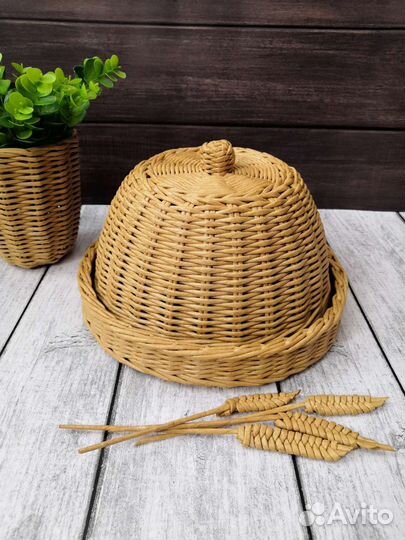 Хлебница, корзина плетеная