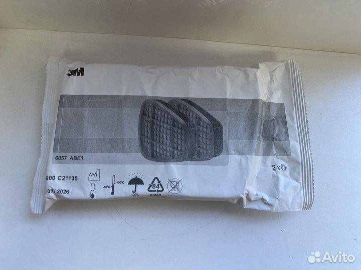 Угольный Фильтр для респиратора 3М 6057 оригинал