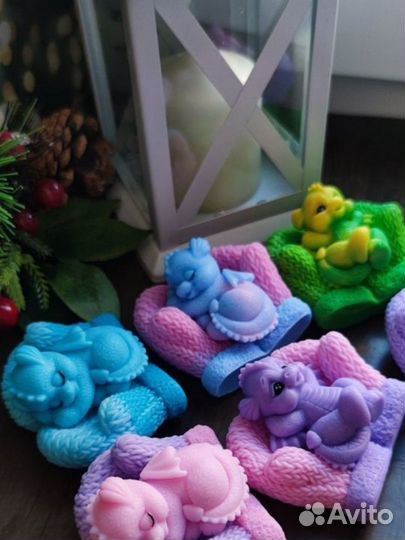 Мыло ручной работы символ года дракончик