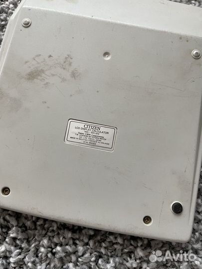 Калькулятор citizen sdc 870
