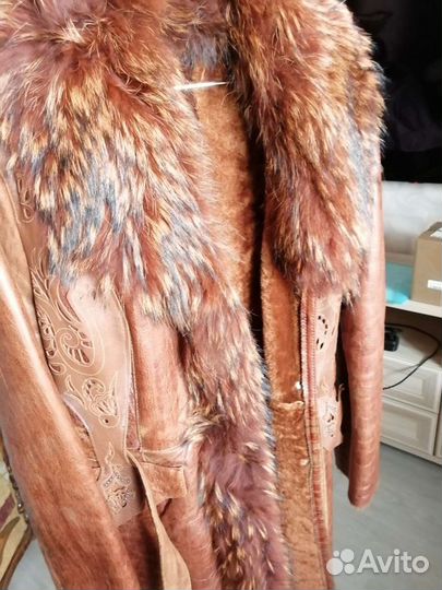 Дубленка натуральная женская 46 48