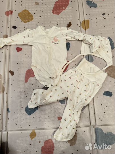 Одежда для новорожденных пакетом 62