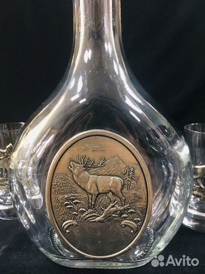 Набор для водки из олова 