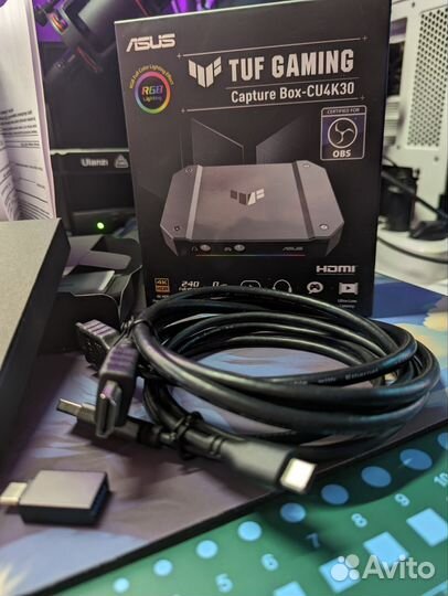 Карта видеозахвата asus TUF Gaming Capture Box