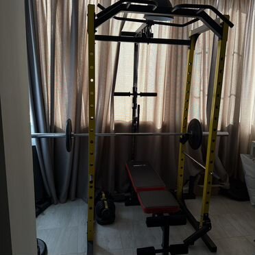 Cиловая рама с комплектом штанги