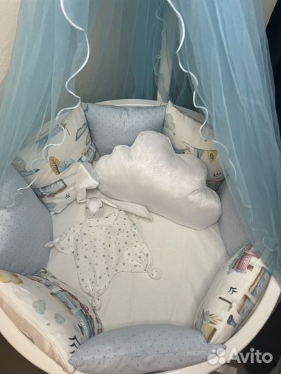 Бортики в детскую кроватку новые