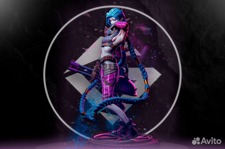 Коллекционная фигурка Джинкс из League of Legends