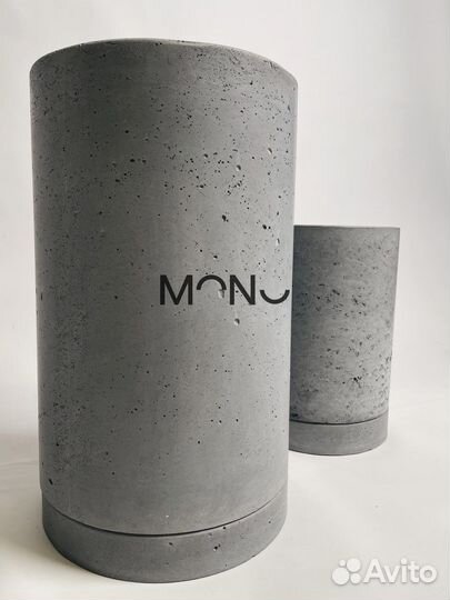 Бетонное кашпо