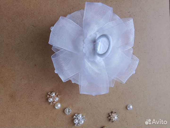 Резиночки для волос ручной работы