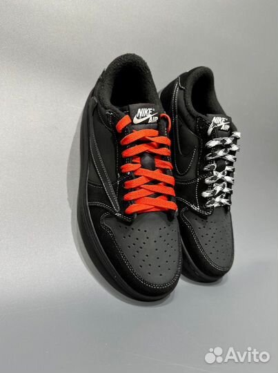 Кроссовки Travis Scott X Air Jordan 1 Low Black Ph