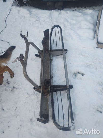 Кенгурятник с бампером Нива