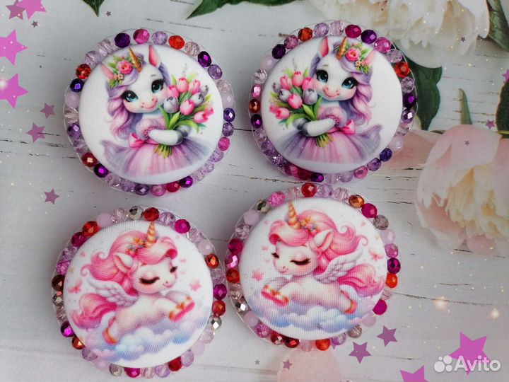 Банты для волос ручной работы