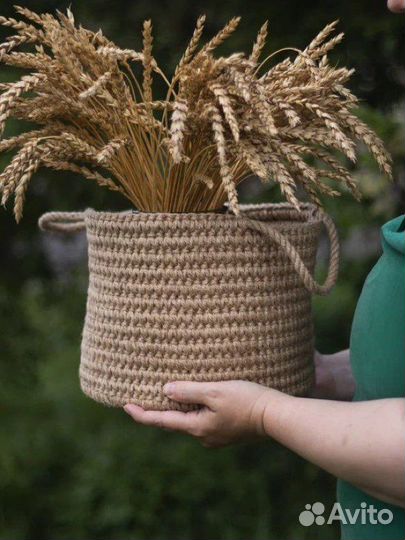 Подставка - корзинка под цветочный горшок
