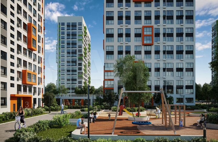 2-к. квартира, 65,7 м², 13/25 эт.