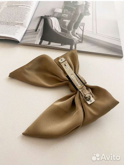 Бант заколка автомат