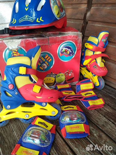 Роликовые коньки детские раздвижные