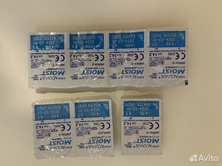 Линзы контактные acuvue moist