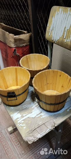 Деревянное ведерко