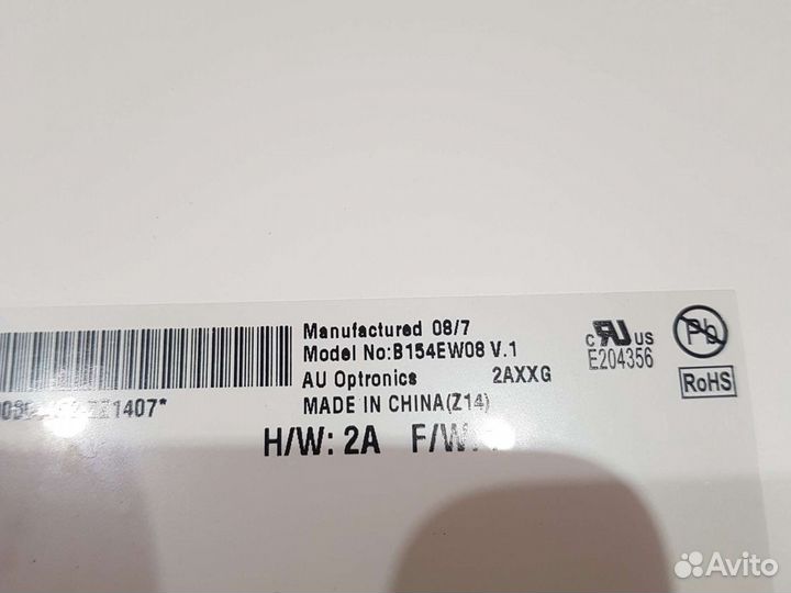 Матрица для ноутбука 15.4 дюйма