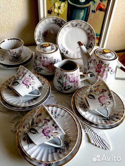 Чайно-кофейный сервиз Дмитровский фз Вербилки