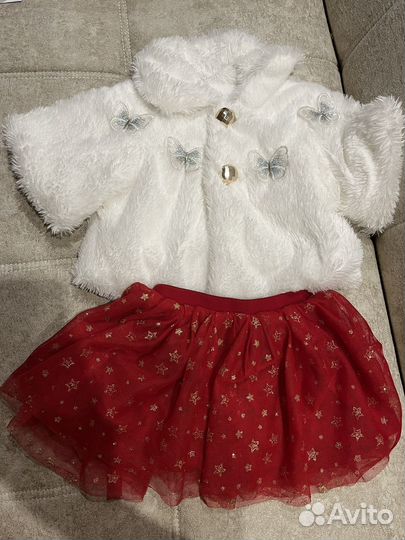 Новогодний костюм для девочки размер 86 92