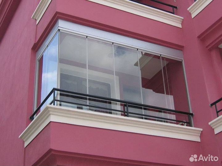 Безрамное остекление лоджий