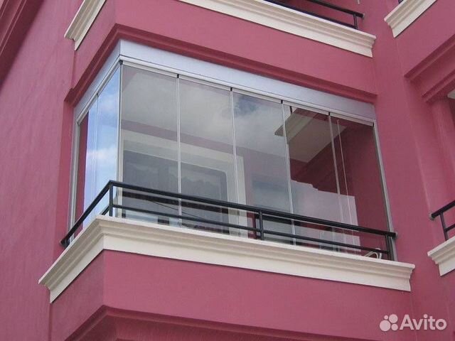 Безрамное остекление лоджий