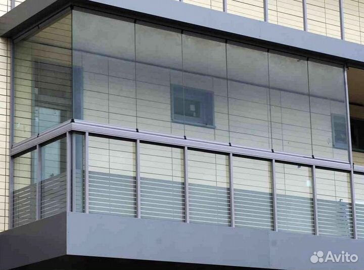 Безрамное (панорамное) остекление веранд