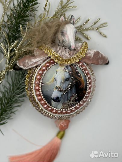 Елочная игрушка Лошадь