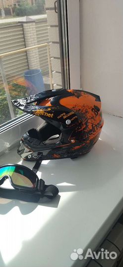 Мотошлем кроссовый