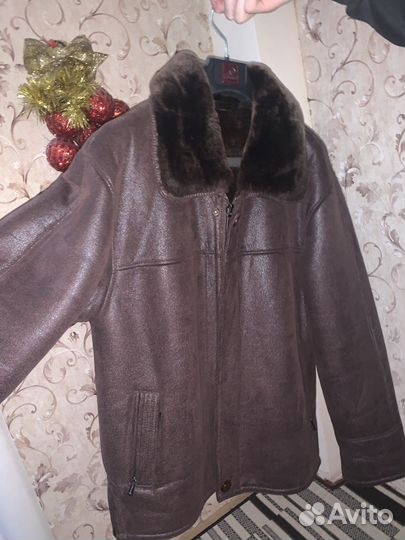 Дубленка мужская пилот 80х