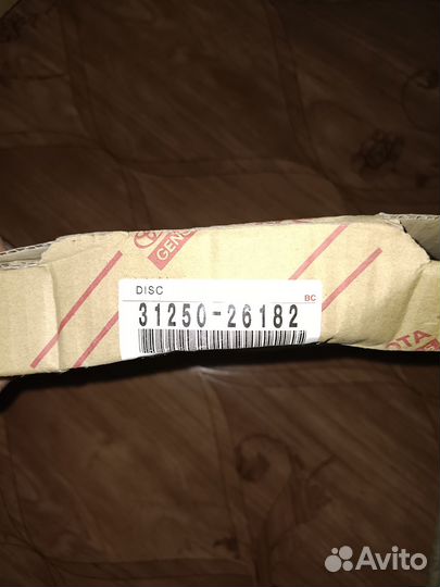 Диск сцепления Toyota 1RZ/2RZ, 2L/3L/5L 1KZ